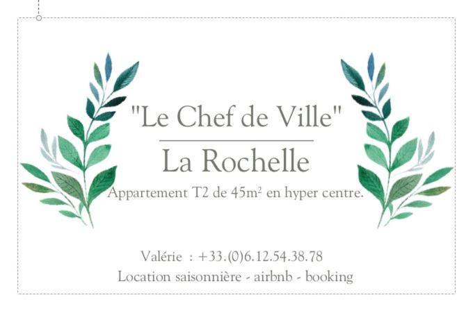 Superbe Duplex De 70M2 Avec 2 Chambres En Hyper Centre Au Calme Sur Cour Classe 3 Etoiles Avec Parking En Option La Rochelle  Exteriér fotografie